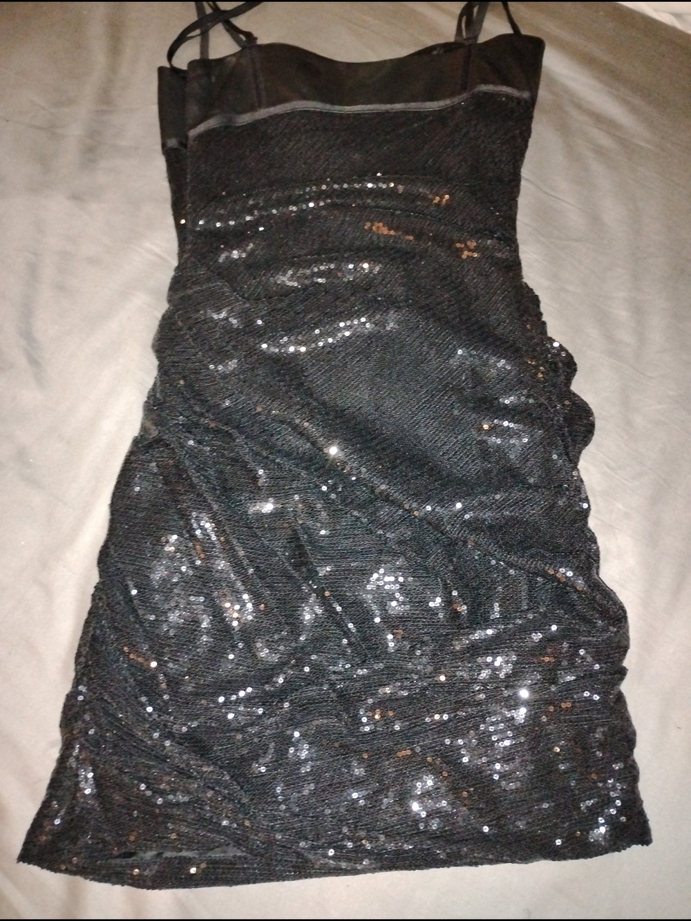Alexander Wang Black Sequin Mini Dress